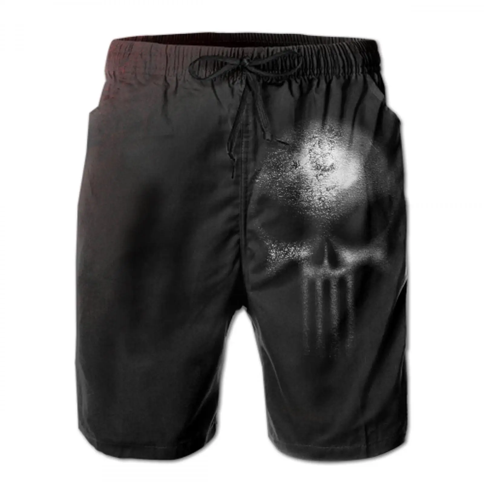 

2021 new punisher waterproof beach shorts art adult swimwear panties punisher patch adult panties