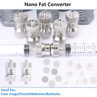 nano fat filter converter fat grafting vacuum liposuction needle converter used for liposuction surgery medical experiment