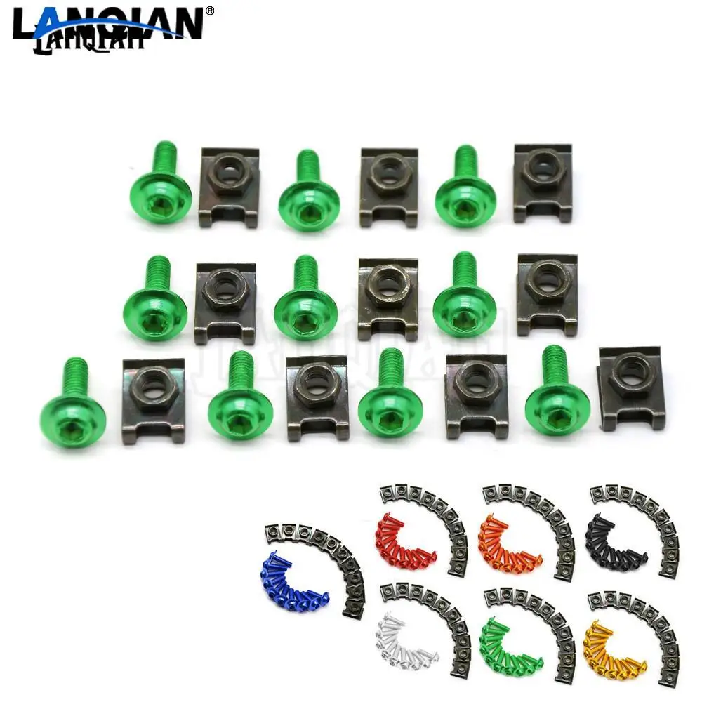 Лидер продаж 6 мм Мотоциклетные аксессуары обтекатели болты для корпуса ducati monster