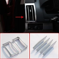abs chrome dashboard side air condition vent outlet cover frame trim accessories for land rover freelander 2 2007 16 car styling