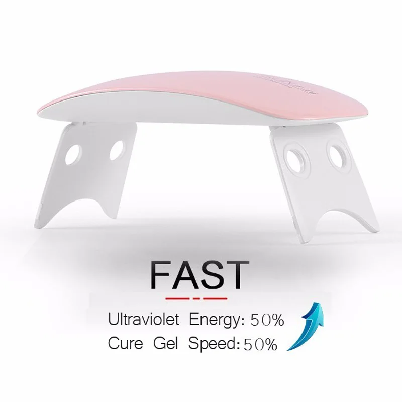 Sunmini лампа УФ Сушилка для ногтей светодиодный портативный USB кабель домашнего
