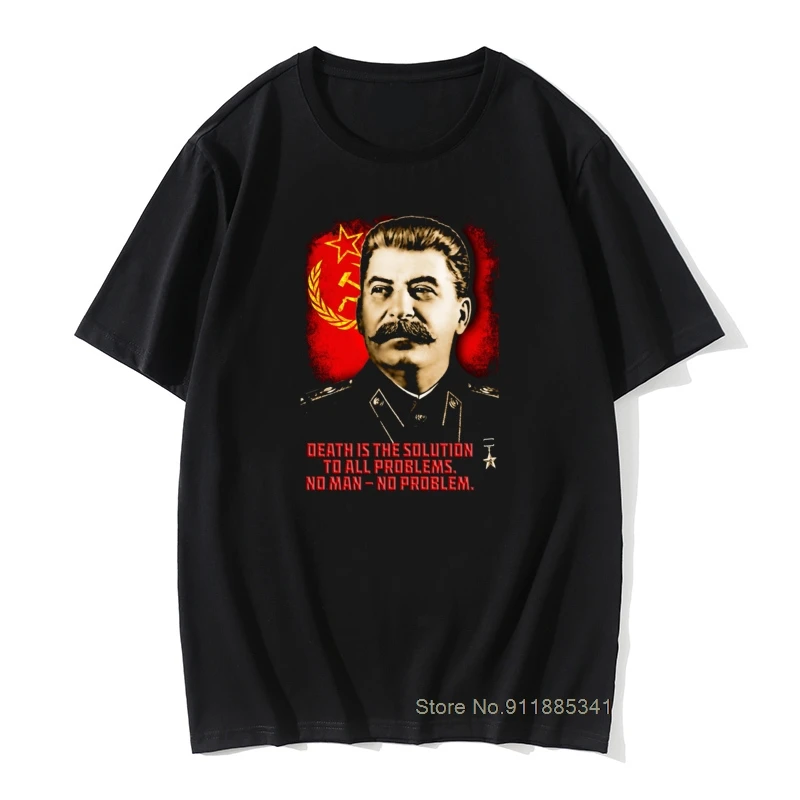 

Allied Nations Joseph Stalin Tops T Shirt USSR Communist Russia Novelty Cotton Men Tee Shirt Camisas T Shirt Harajuku Tops