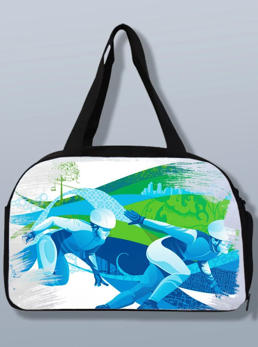 Спортивная сумка для спорта фитнеса похода с принтом шорт трек спорт - 178 | Спорт и