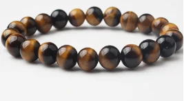 Tiger Eye stone LanLi 8 мм модные натуральные ювелирные изделия желтый тигровый глаз камень бусины браслет DIY талисманы для мужчин Strand бусины Йога женщин браслеты - Цвет: Tiger Eye stone