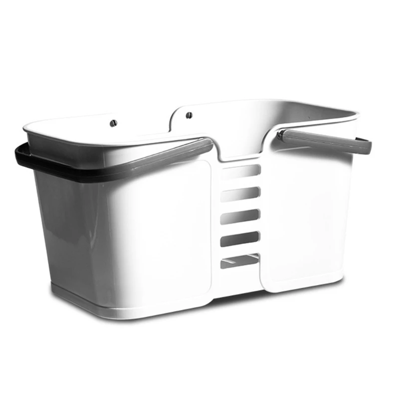

Bath Basket Portable Storage Bins Plastic Storage Organizer Basket with Handles