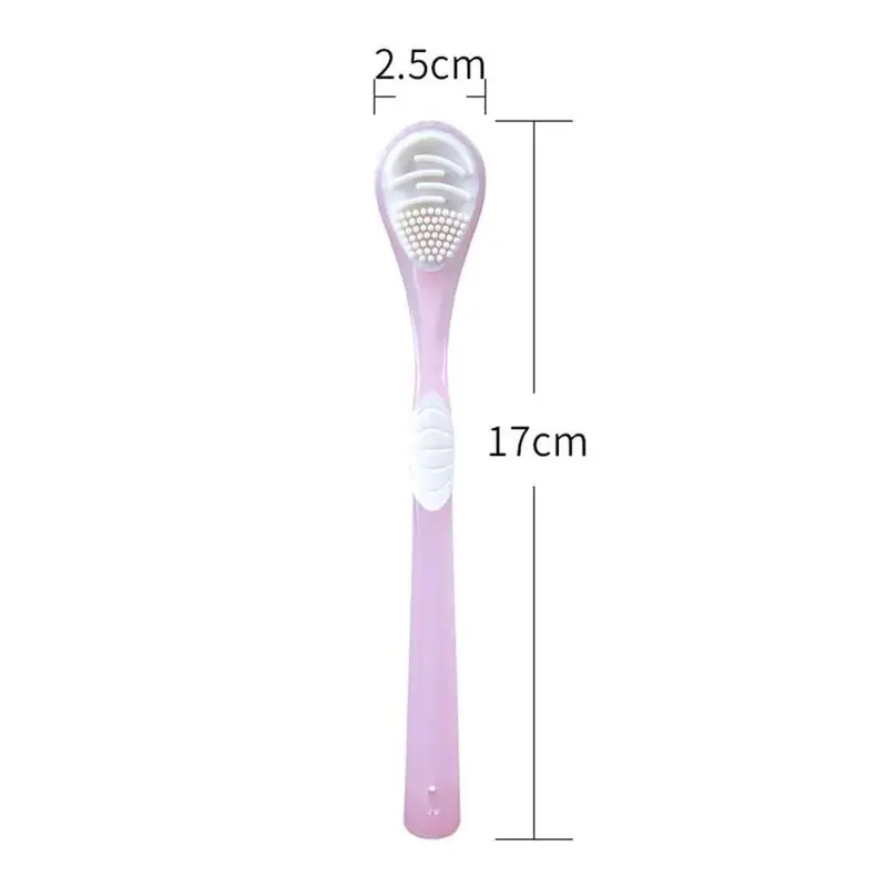 Антибактериальное двустороннее покрытие для языка нейлоновый скребок чистки