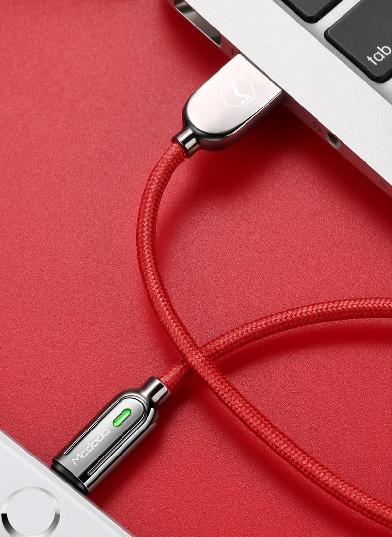 MCDODO светодиодный USB кабель для iPhone 11 Pro X XR XS MAX автоматическое отключение быстрое зарядное устройство телефонный кабель для iPhone 8 7 6s 6 Шнур зарядки