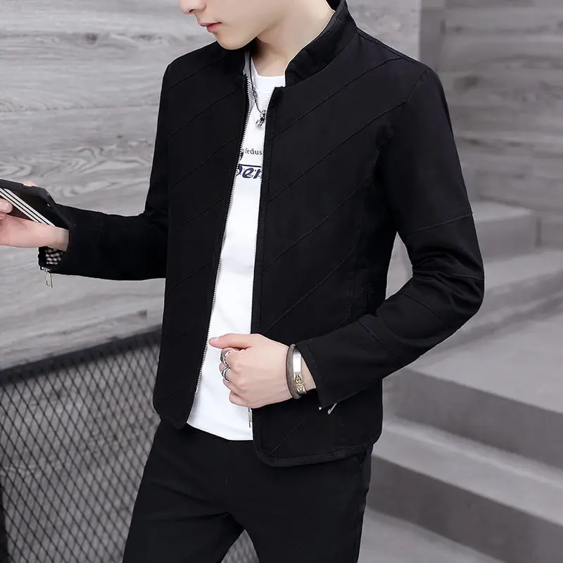 

New spring and autumn cool clothes casual top young men's jacket