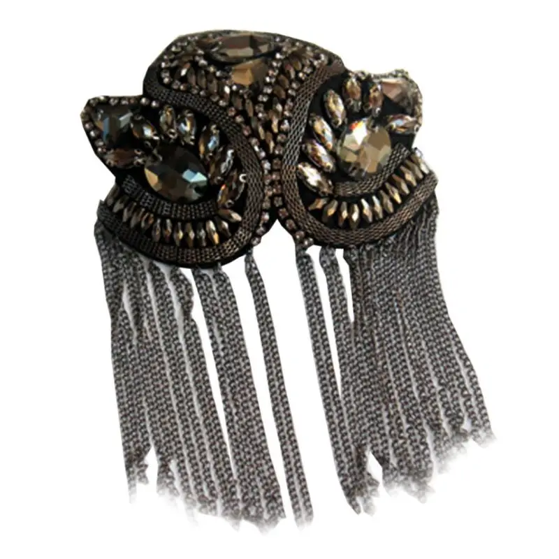 Женские и детские Наплечные значки ручной работы стразы из бисера металлические