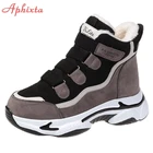 Теплые зимние водонепроницаемые сапоги Aphixta 2022, Женская замшевая обувь на липучке, женские кроссовки для женщин Botas Mujer