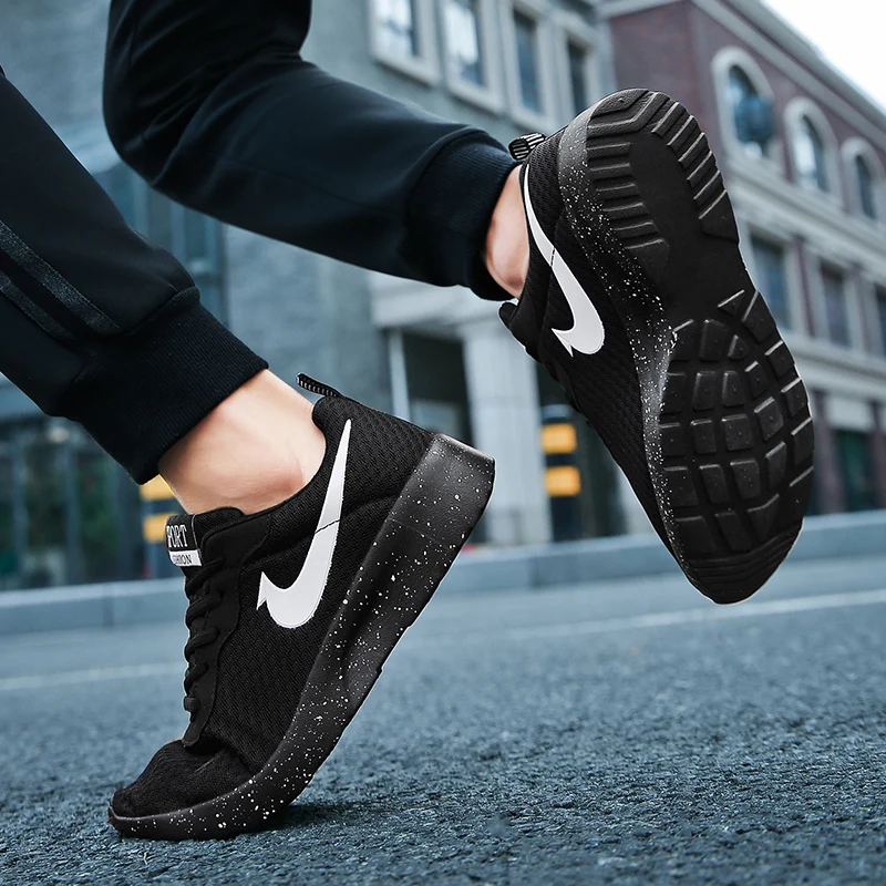 Обувь большого размера женские модные дышащие Прогулочные кроссовки обувь для