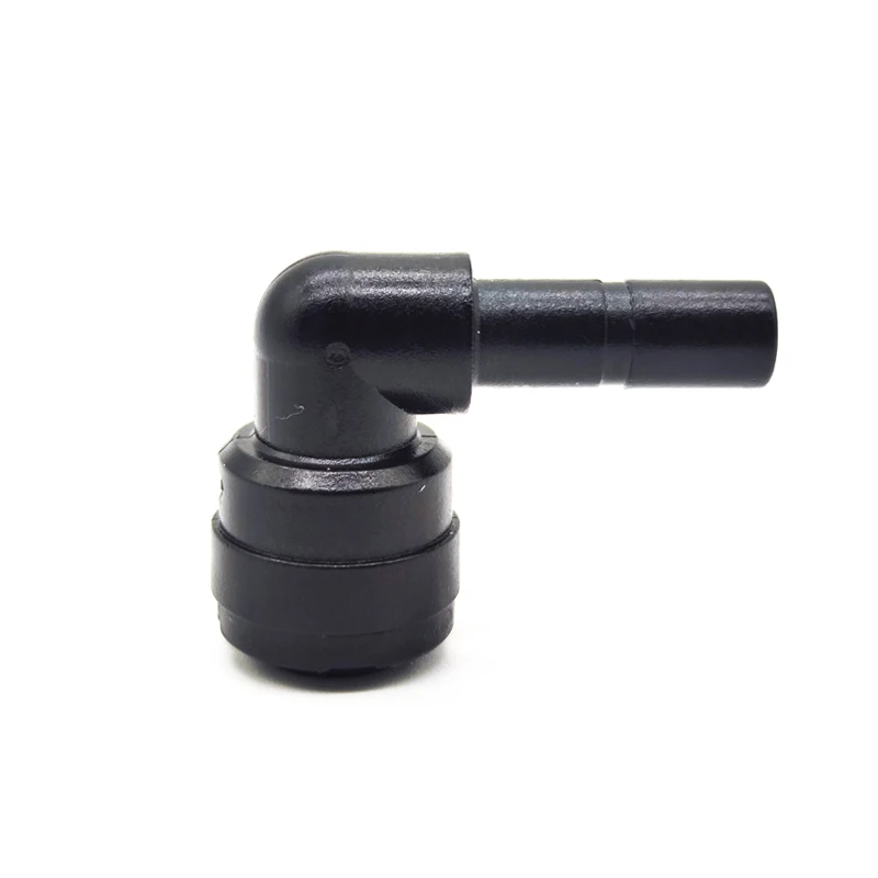 

50 Pcs L Shape PLUG Elbow Connector Water System Fitting 1/4 Tube OD for 6.4mm Pipe Water System or Misting System Connection
