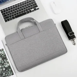 notebook handbag laptop bag 13 14 15 6 inch sleeve case protective shoulder carrying case for macbook air asus acer lenovo dell free global shipping
