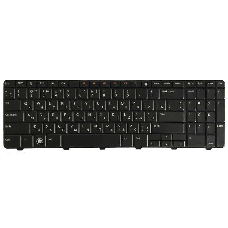 Русская черная новая клавиатура для ноутбука DELL N5010 15R M5010 N5010D M501R 1308 1316 RU |