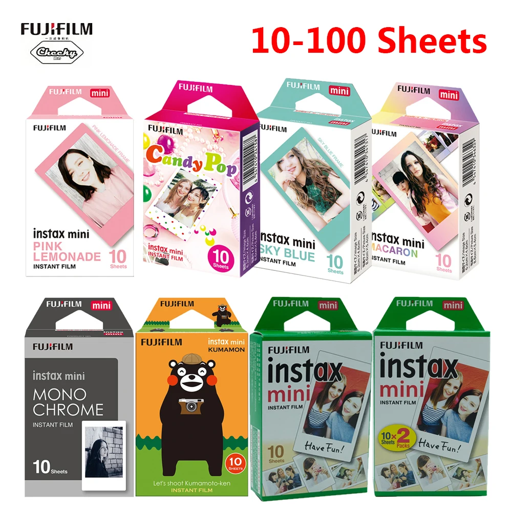 Фоторамка Fujifilm Instax Mini 2020 10-100 листов фотобумага для камер 9 8 Instant 70 90 | Электроника