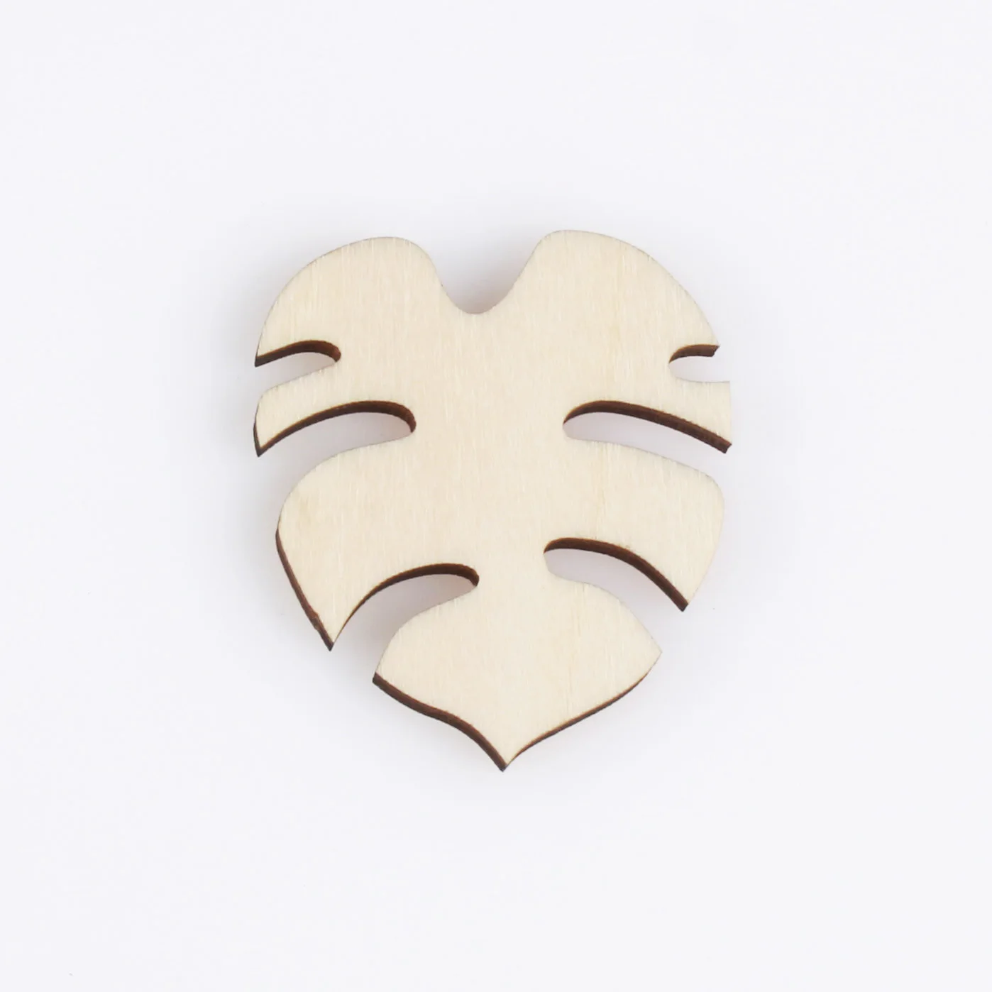 

Leaf shape, mascot laser cut, Christmas decorations, silhouette, blank unpainted, 25 pieces, wooden shape (0897)