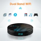HK1MAX Android 9,0 Смарт ТВ коробка 4 ядра 2,4 г5G Wi-Fi BT 4,0 DDR3 4K HDR Media Player VS X96 HK1 MAX Мини Декодер каналов кабельного телевидения