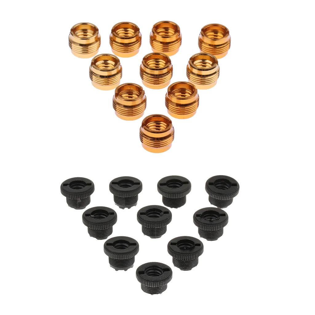 

10x Microphone Clip Screws Thread Adaptor 3/8" to 5/8" Converter Connector