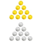 Мячи для гольфа T4MF пластиковые, тренировочные мячи для гольфа с воздушным потоком, полые, 40 мм, для вождения, для практики качели, для домашнего использования