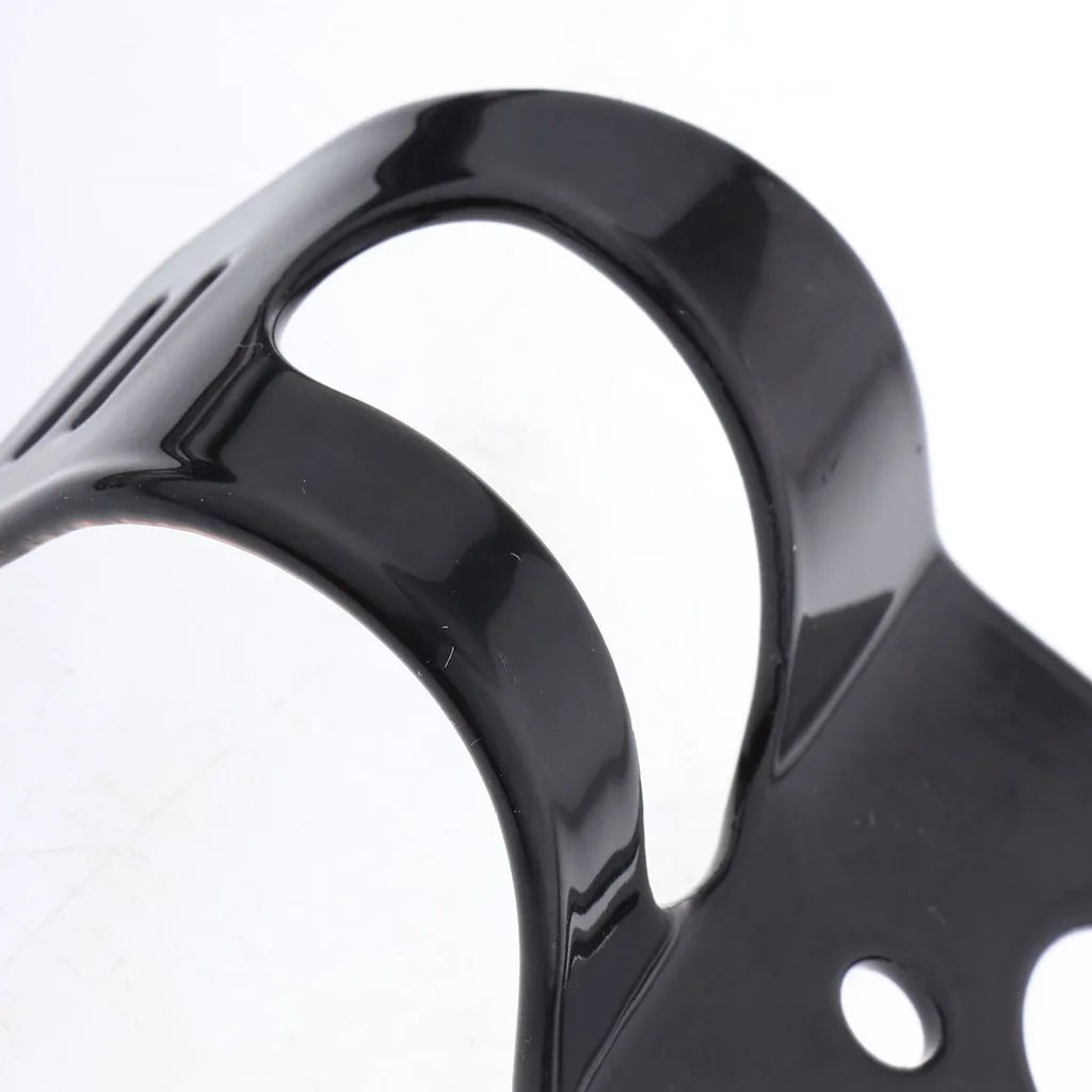 Aluminum Alloy Fork Ear Headlight Side Mount Clamp Brackets for Motorbike Chopper Bobber Café Racer(BLACK