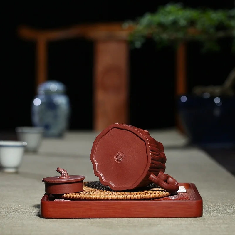 

Yixing Yixing Teapot Raw Ore Purple Ink For Imprinting Of Seals Teapot Flower Cargo Stump Infusion Of Tea Pot Shop