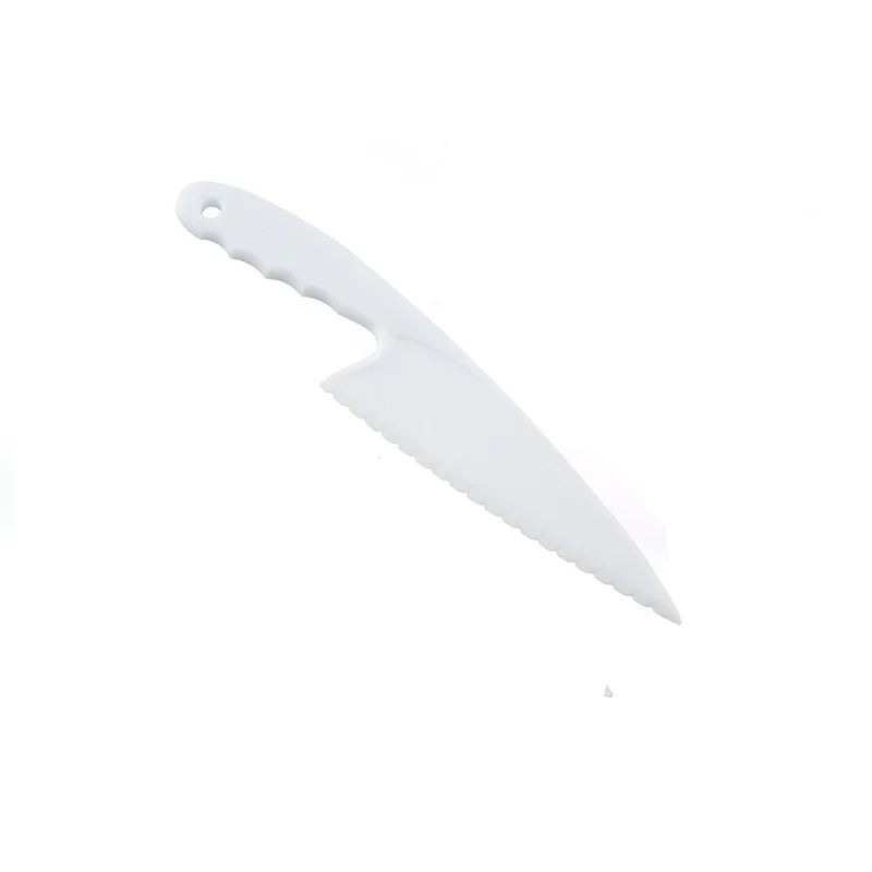 1 шт. пищевой PP нож для резки теста пиццы пластиковый торта хлеба с зубцами