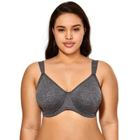 womens non padded minimizer bra full coverage smooth underwire plus size