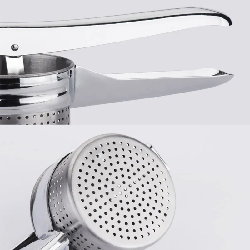 

304 Stainless Steel Manual Potato Masher Garlic Kitchenaid Crushed Potato Press Juicer Kitchen Appliances