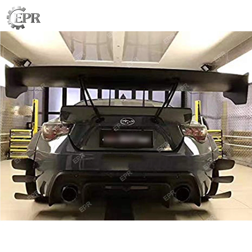 FRP Canard 6 шт. для BRZ FT86 GT86 FRS Rocket Bunny Ver 3 стекла/карбоновое волокно заднее оперение бампера комплект для тела тюнинг отделка BR-Z гонки