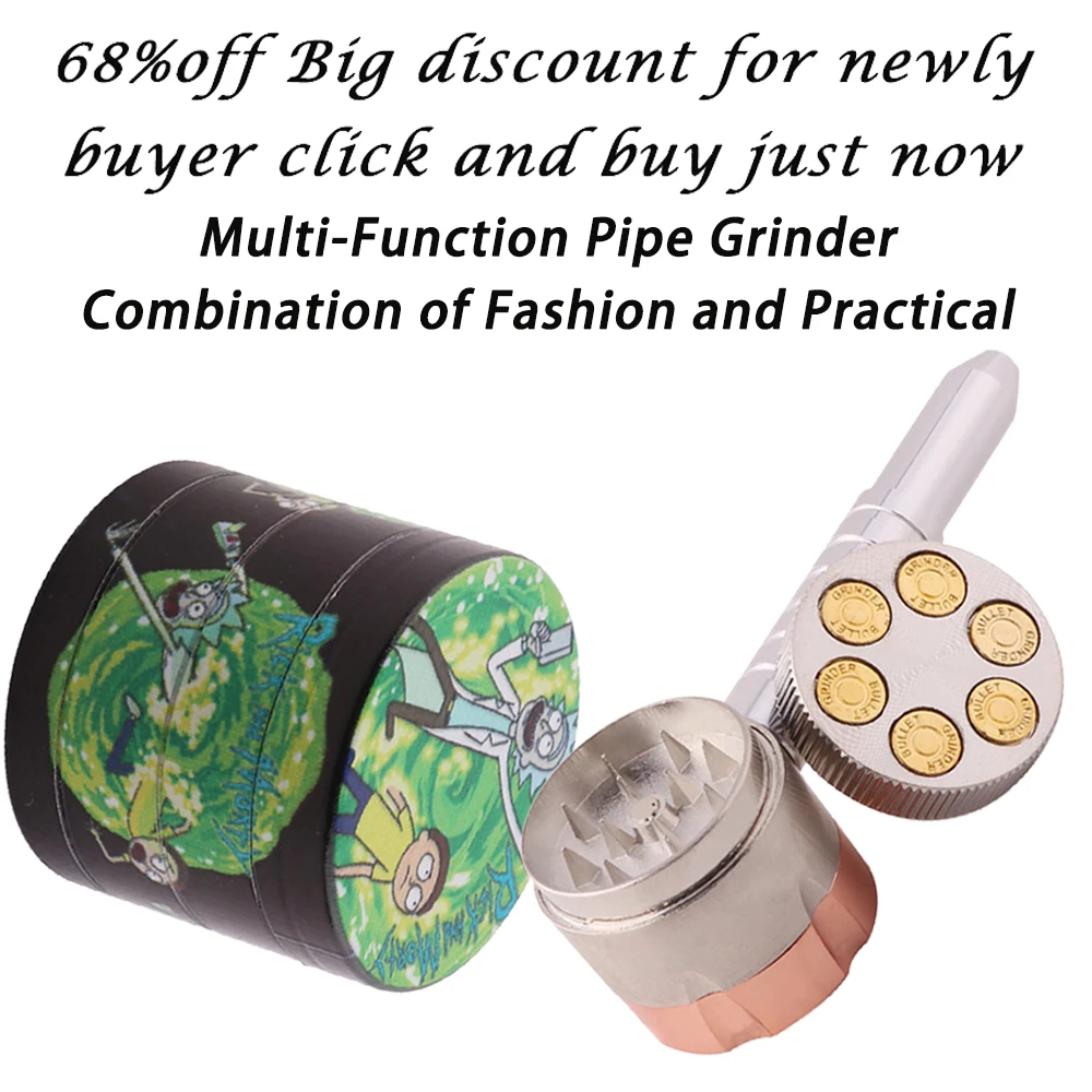 Измельчитель дыма измельчитель из цинкового сплава 4 детали 50 мм аксессуары для