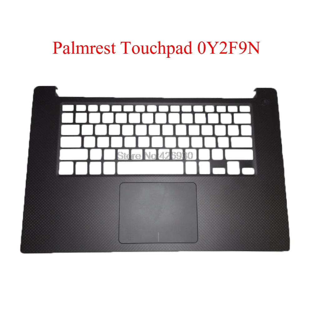 Подставка для рук ноутбука DELL XPS 15 9560 Precision 5520 P56F черная с тачпадом AQ1U1000101 0Y2F9N Y2F9N
