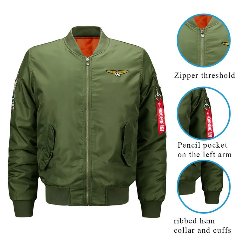 CYSINCOS новинка мужская куртка на молнии бейсбольная высокое качество толстая