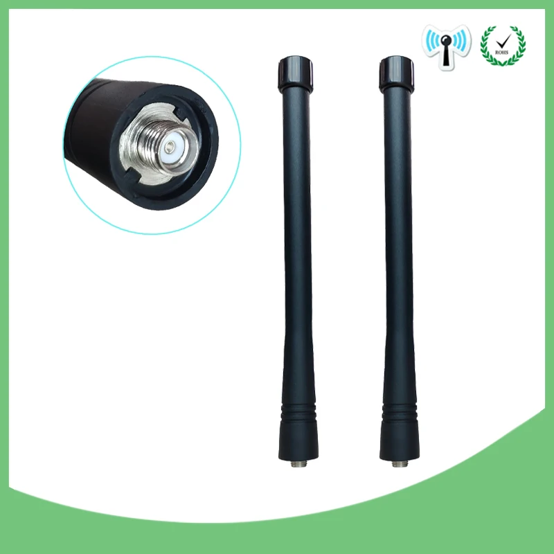 Автомобильная антенна для Motorola one для e398 g6 razr v3i e5 p30 sma uhf walkie talkie тактический для baofeng 5r vhf dmr 430 МГц - Цвет: 2pcs