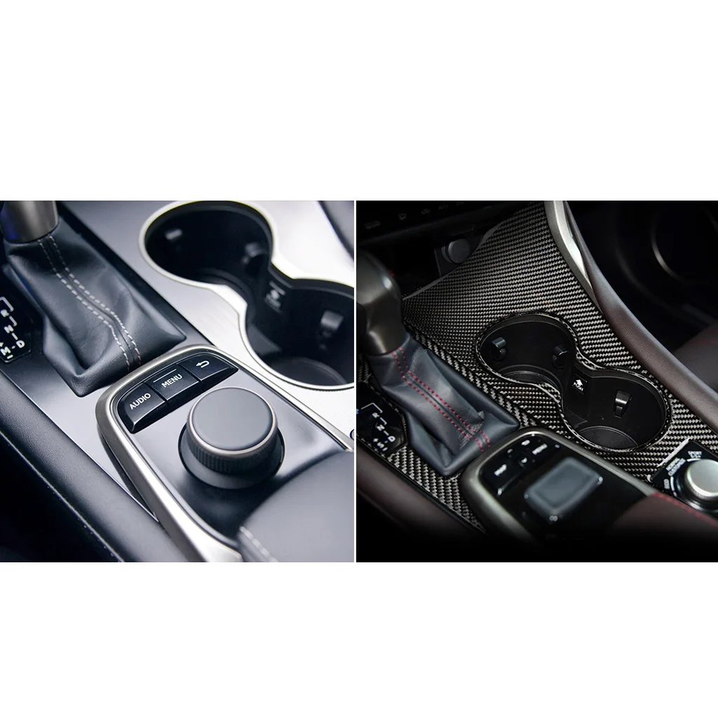 

Carbon Fiber Car Gearshift Panel Cover Decoration Center Console For Lexus RX300 270 200T 450H 2016-2019 Accessories