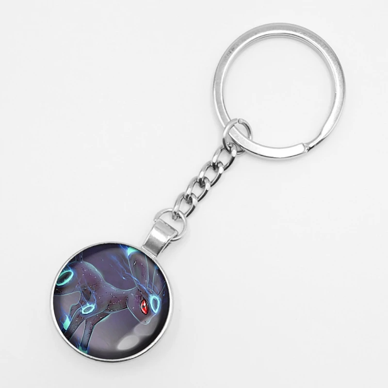 1 Горячее предложение! Распродажа! Ретро мини-сквиртл Eevee Vulpix простой аниме покемон го брелок пикачу стеклянный карманный монстр-брелок подвеска - Цвет: 1