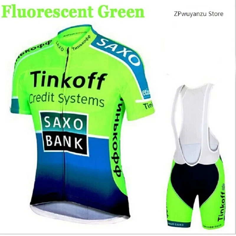 TINKOFF велосипедный костюм для велоспорта Pro team 2020 MTB с коротким рукавом спортивный
