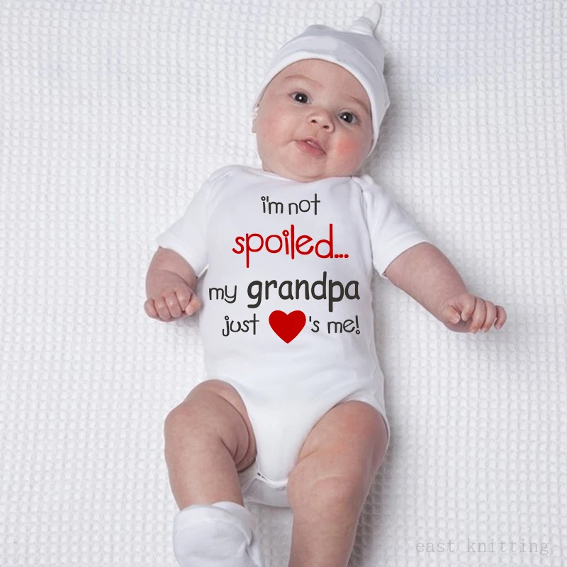 

DERMSPE Infant Boys Girls Summer Toddler Jumpsuit Newborn Baby Breathable Romper Fashion Kids Round Neck White Bodysuit