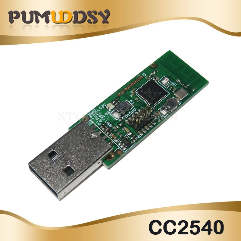 CC2540 Беспроводной Zigbee CC2531 CC2540 Sniffer Обнаженная плата пакетный протокол анализатор модуль с usb-портами Dongle Capture Packet Module - Цвет: CC2540