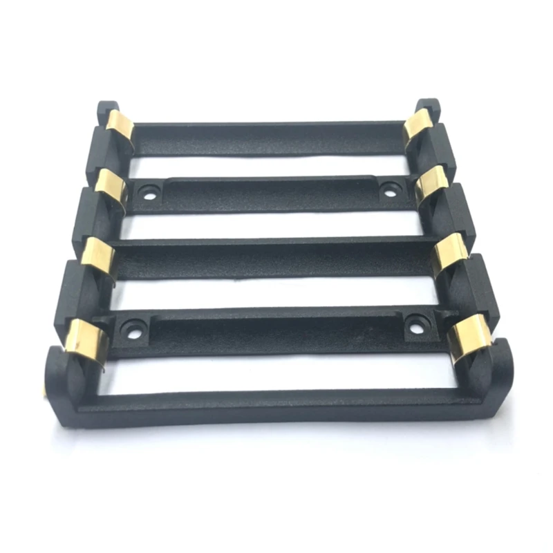 

Rechargeable 4x18650 Series Battery Box, Container,Portable Battery Diamond Grade, with Brass Pins
