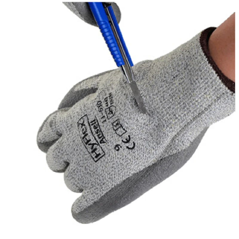Ansell HyFlex®Перчатки с полиуретановым покрытием на ладони 11-630 Cut 4 подкладка Dyneema |