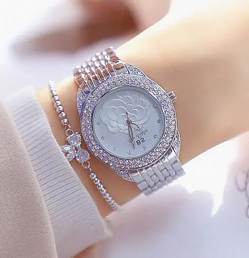 

2021 student sports watch new concept creative steel mesh belt ladies watch bracelet watch full diamond ladies watch quartz watc