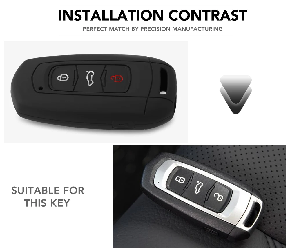 Силиконовый чехол для ключей Fob Geely emgrand EC7 EC718 EC715 Global Hawk GX7 пульта дистанционного