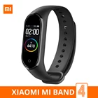 Смарт-браслет Xiaomi Mi Band 4, водонепроницаемый спортивный трекер с AMOLED экраном, с функцией измерения сердечного ритма, с поддержкой Bluetooth, для IOS и Android