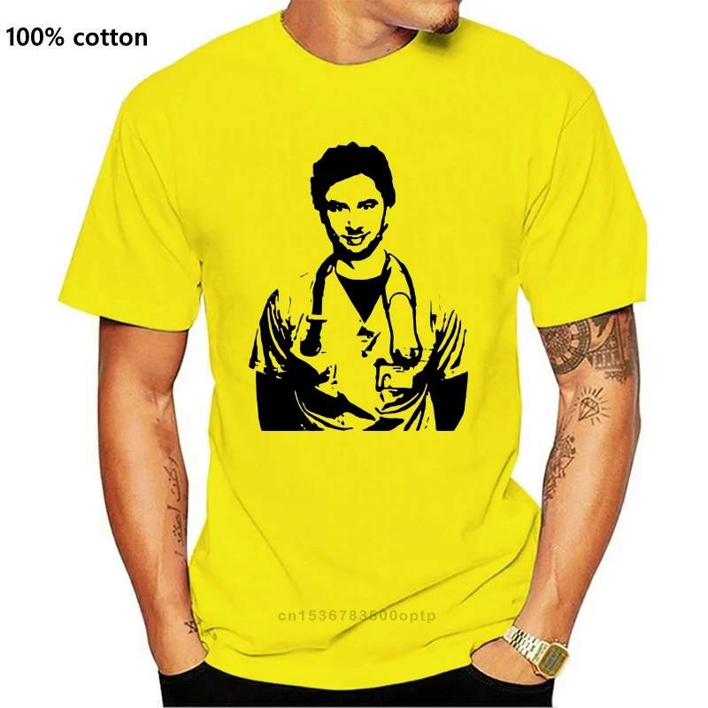 

New Scrubs Jd Zach Braff Cult Serie T-Shirt all Sizes 2021