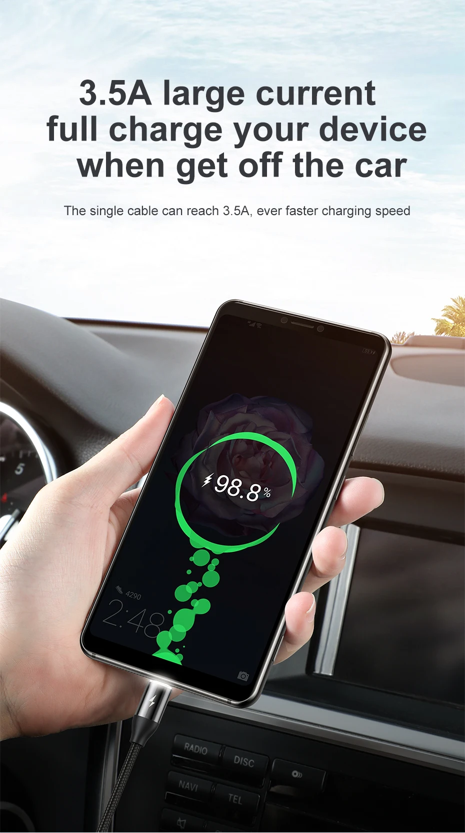 Baseus 3 в 1 USB кабель для iPhone Micro usb type C кабель для Android для мобильного телефона Магнитный зарядное устройство с интерфейсом Lightning Кабель USBC Microusb