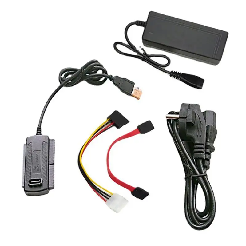 

USB To IDE/SATA Cable Set USB 2.0 To 2.5 Inch/3.5 Inch IDE SATA HDD Hard Drive Converter Adapter Cable Plug And Play