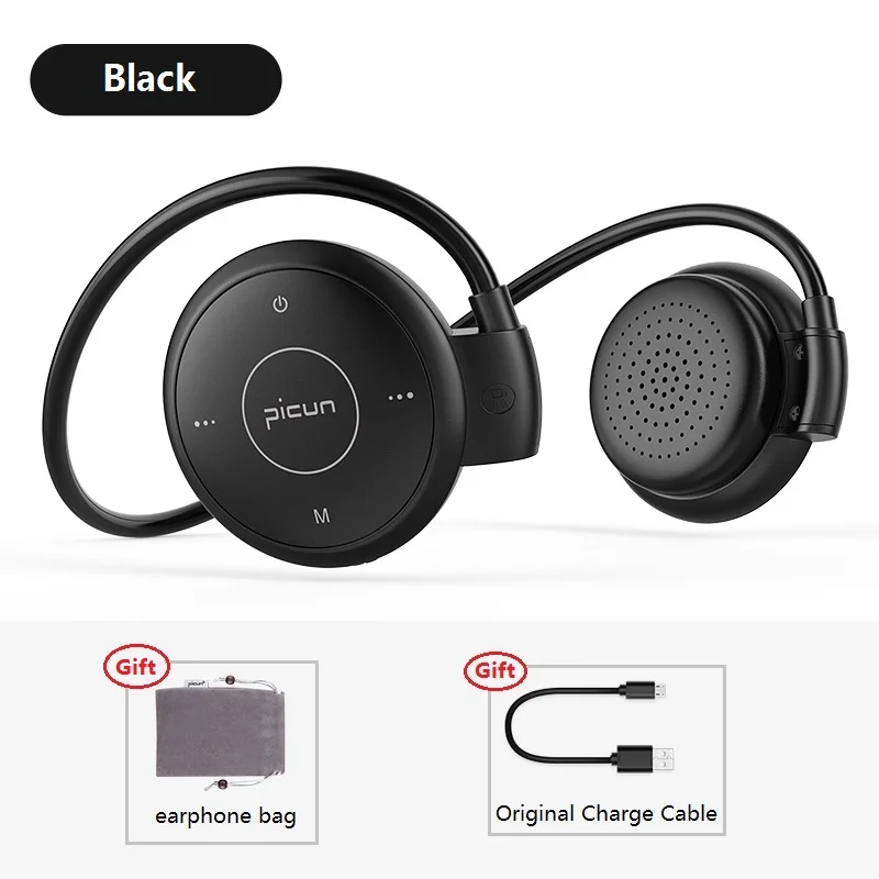 Оригинальные беспроводные наушники Picun T6 с ушным крючком Bluetooth спортивная