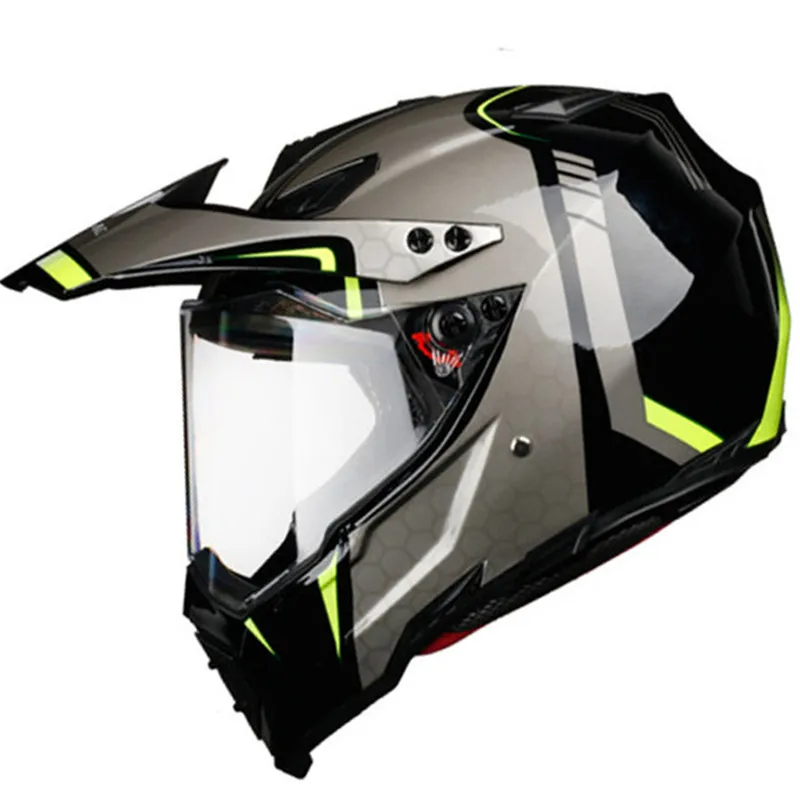Dot Adult Helmet For Dirtbike Atv Motocross Mx Offroad Motorcyle Street Bike Snowmobile Helmet With Visor (medium, Gloss White)