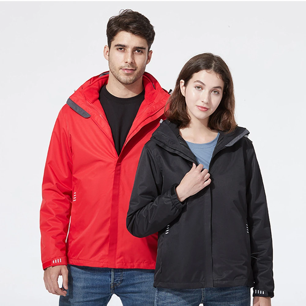 Костюм из двух предметов для мужчин и женщин уличные куртки водонепроницаемая