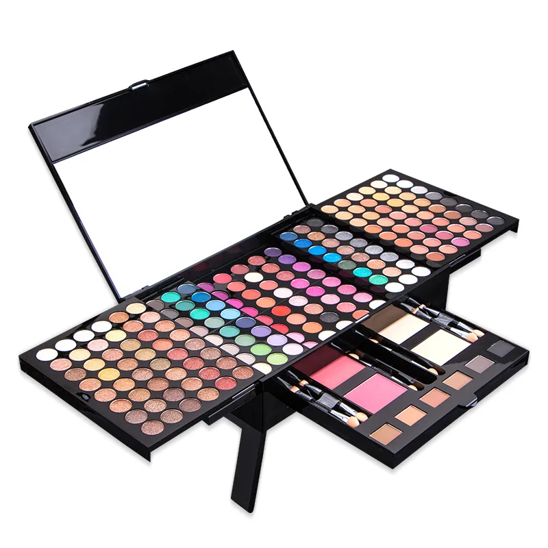 

194 Colors Eyeshadow Blush Palette Cosmetic Foundation Face Powder Women Makeup Case With mirror Eye Shadow Maquillage